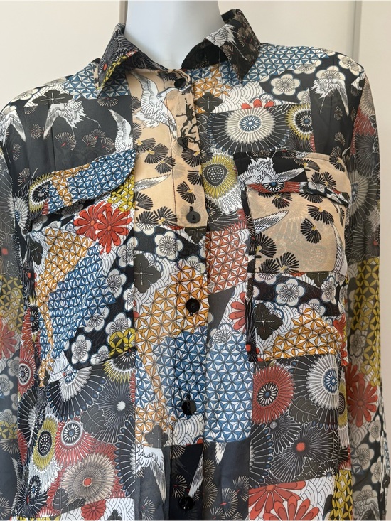 Desigual Tops - Desigual Floral Button-Up Blouse